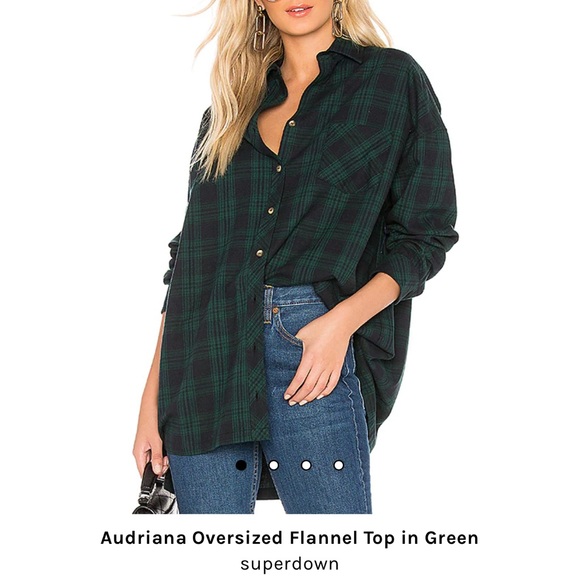 superdown Tops - Superdown oversized flannel Small NWT